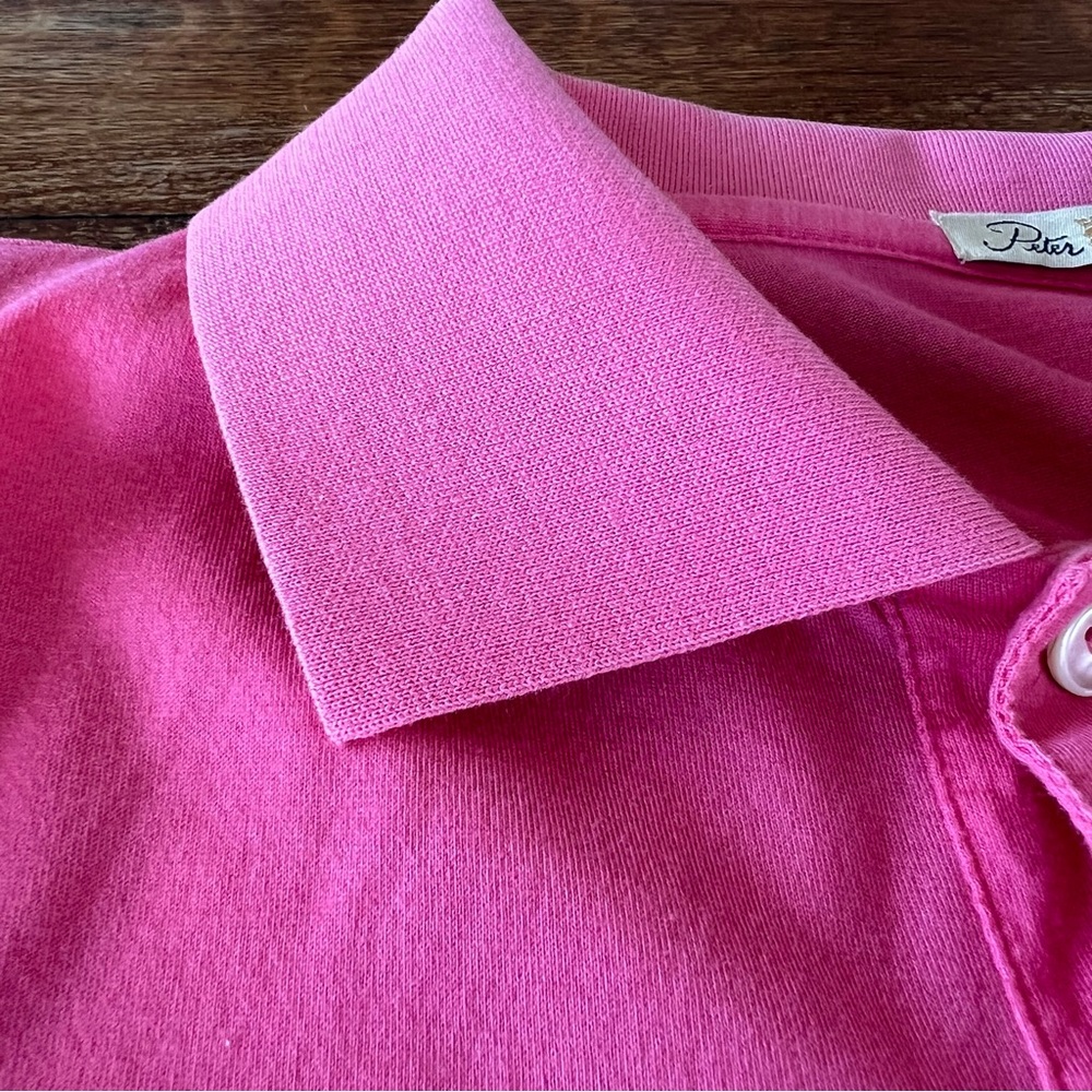 Peter Millar Polo Shirt Pink Cotton XL - Picture 12 of 16